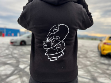 Black Heart Men Hoodie