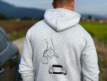 Grey Dopamine Men Hoodie